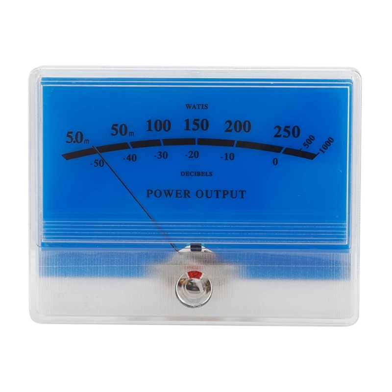 Retroilluminazione Del Misuratore Livello Sonoro Ad Precisione Vu Meter Per Amplificatore Potenza 5-50 Drop