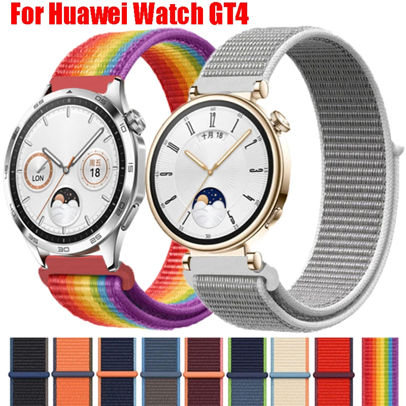 18mm Leather Strap For Huawei Watch GT 4 41mm Smart Watch Band For Huawei  Watch GT4 41mm Strap Wristband Bracelet correa - AliExpress