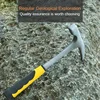 Multifunctional Professional Camping Hammer Hand Tool High Carbon Steel Geological Hammer Integrated Forging Claw Hammer 5