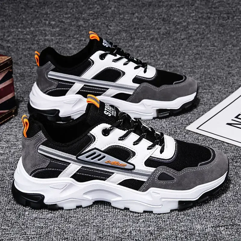 

Men's Breathable Mesh Running Sneakers Running Shoes Outdoor Anti-skid Sports Running Shoes Men Fashion Sports Shoes 2024