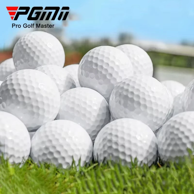 PGM 20pcs 2-Layer Golf Balls - 392 Dimple, Max Distance, Spin Control, Durable, Precision - for Golf Training & Play
