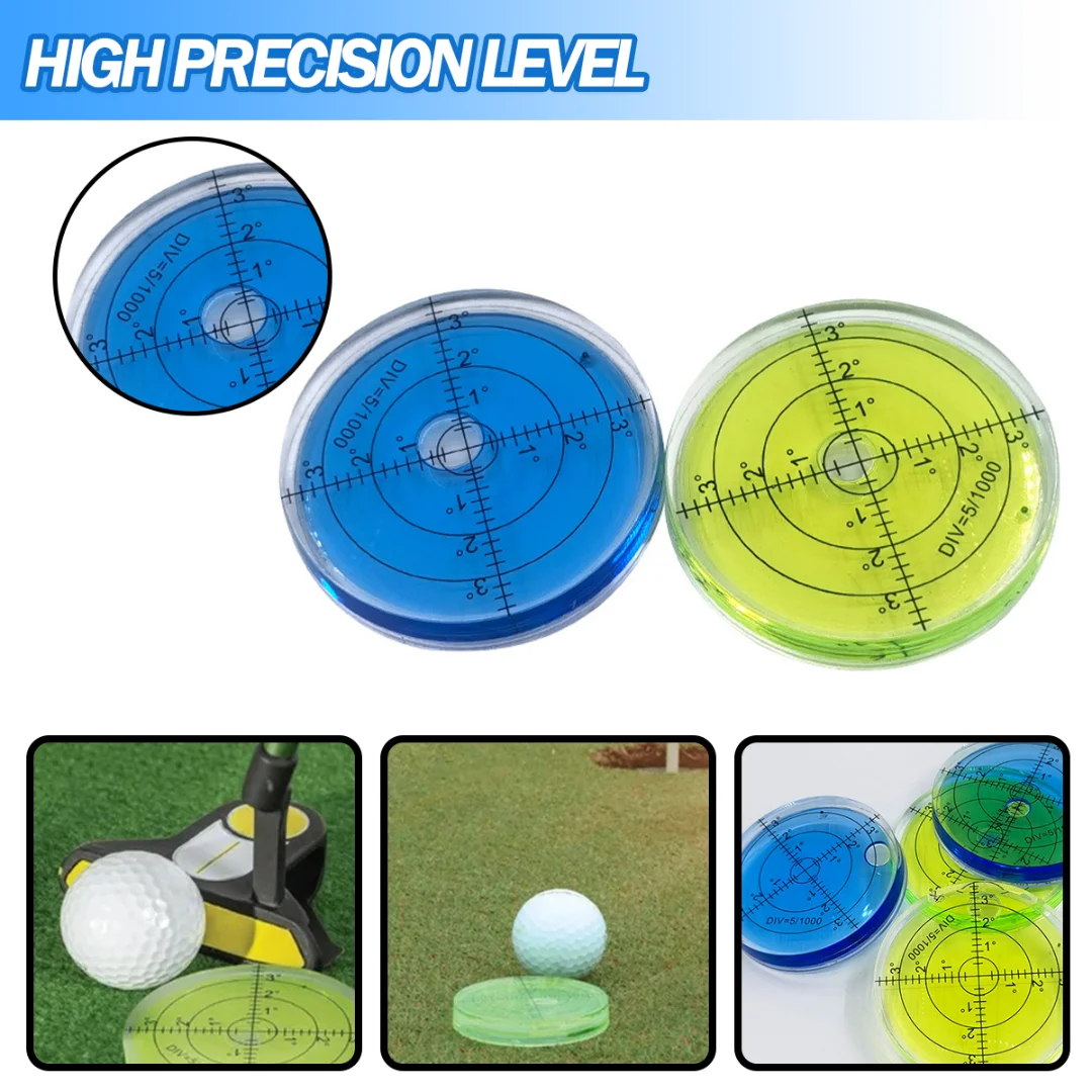 1pcGolfGreenPuttBallMarkerRoundBubbleLevelReaderHigh