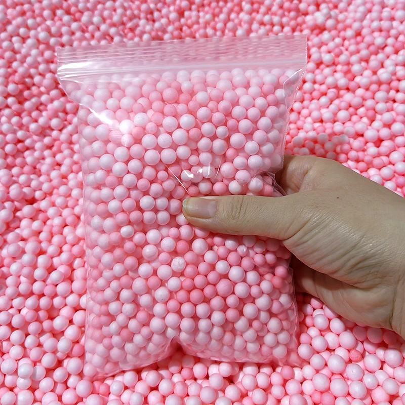 

13g 6-8mm Pastel Round Foam Beads DIY Handmade Slime Material Box Makeup Bucket Filling Foam Pellets