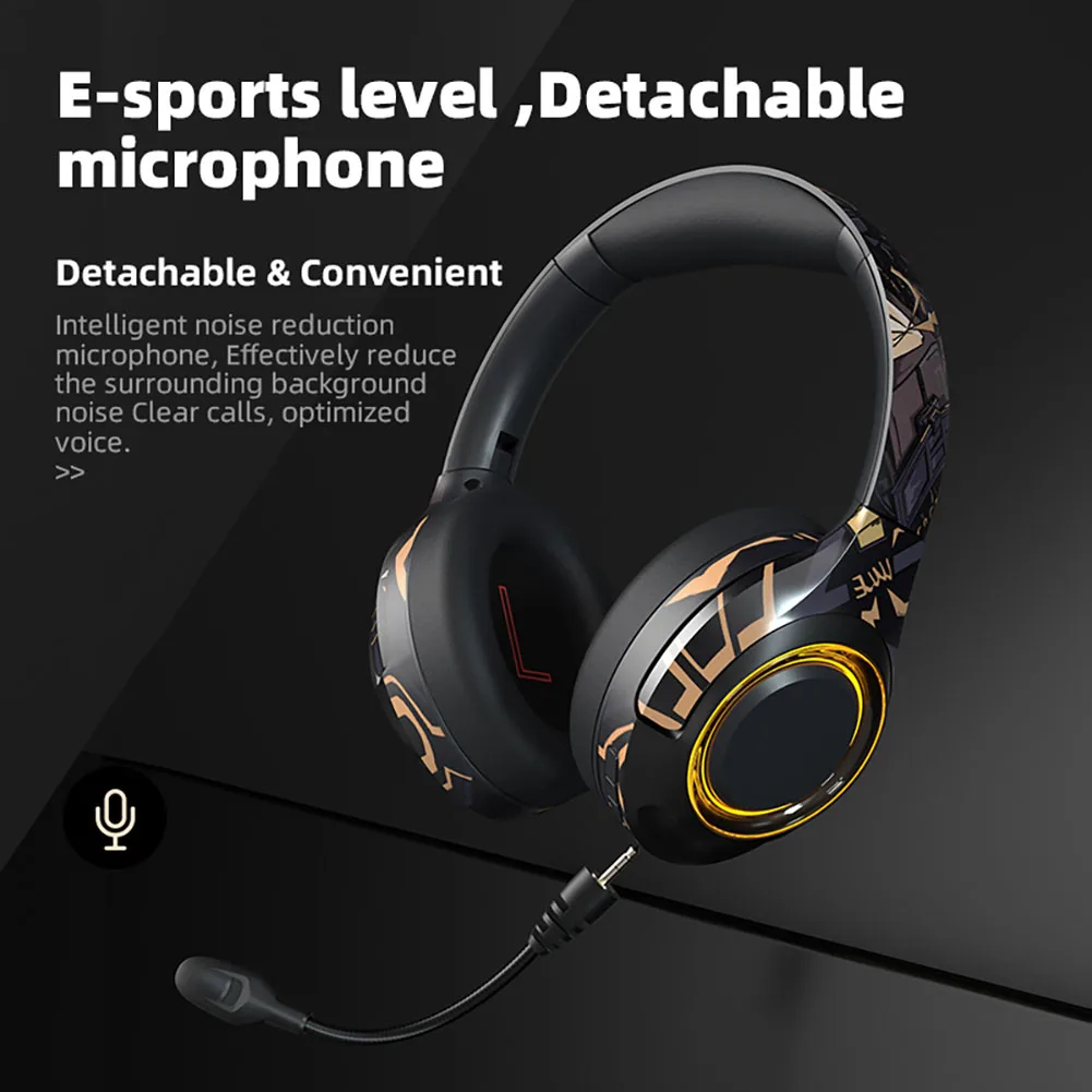 

Игровая гарнитура Xiaomi со съемным микрофоном, аудиокабель 3,5 мм, порт поддерживает карты памяти Tf для ПК Ps4