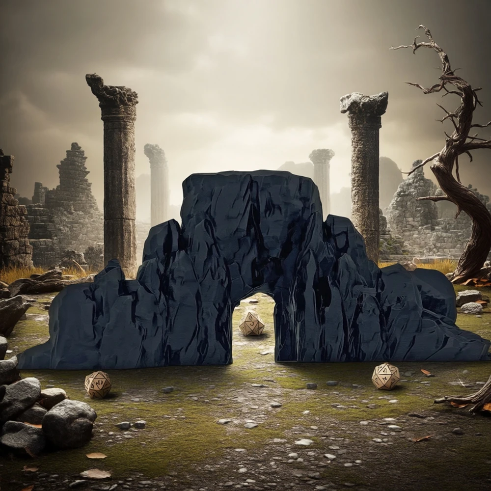 워게임/판타지/DnD 테이블탑 RPG 장면용 3D 프린팅 암석 지형