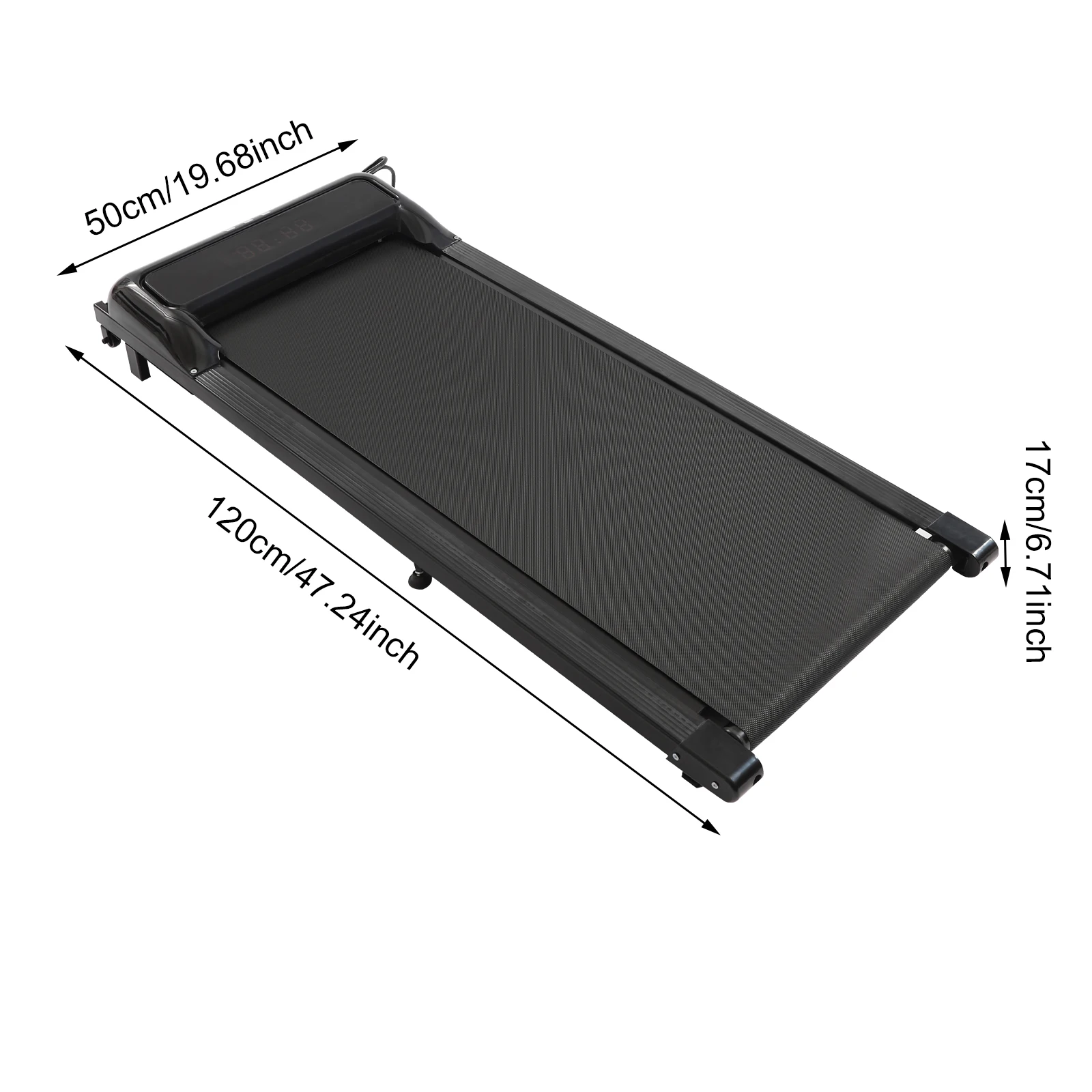 Under Desk Treadmill Portable Walking Pad for Office Home Fitness Small Space Remote Control