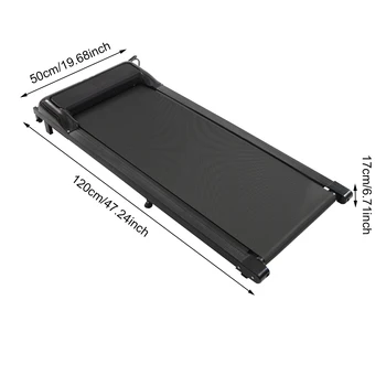 Under Desk Treadmill, Portable Walking Pad for Office Home Fitness Small Space Remote Control 3