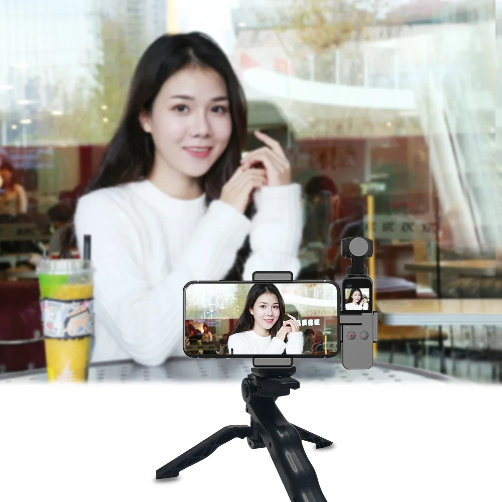 Smartphone Fixing Clamp 1/4 Inch Holder Mount Bracket for DJI OSMO Pocket / Pocket 2 Camera Accessories