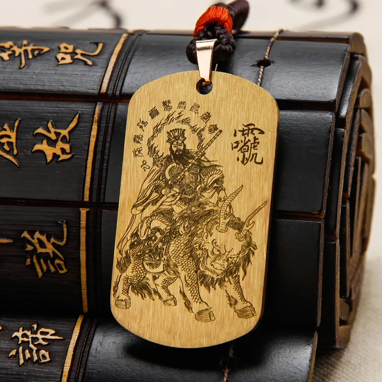 

Taoist ornaments, Jiutian YingYuan thunder popularization Tianzun Pendant, pure copper necklace, Taoist body protection pendant