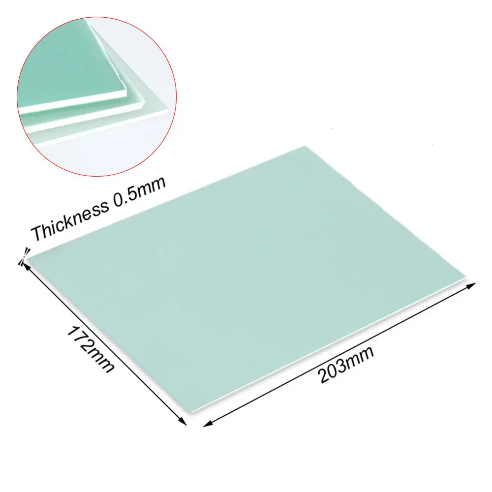 G10/FR4 Resin Epoxy Board Fiber Glass Board Insulation Material Water Green For Lithium Battery Box Assembly/Pad/3D Printing