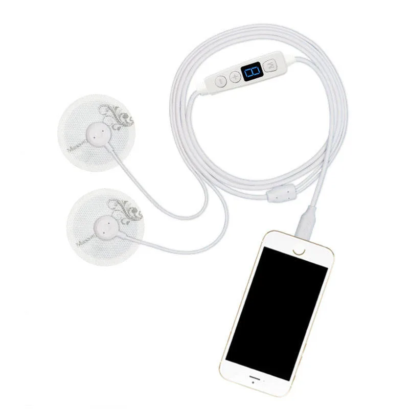 Physical Therapy Massager EMS Tens Electrode Cable With USB  Connector Snap Medical EMS Cable 2