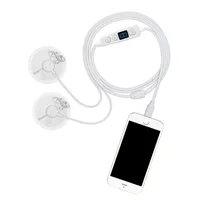 Physical Therapy Massager EMS Tens Electrode Cable With USB  Connector Snap Medical EMS Cable 2