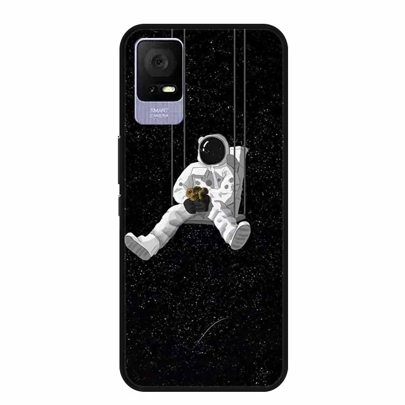 Fashionable Soft TPU Silicone Phone Cover - Stylish Painted Bumper Case