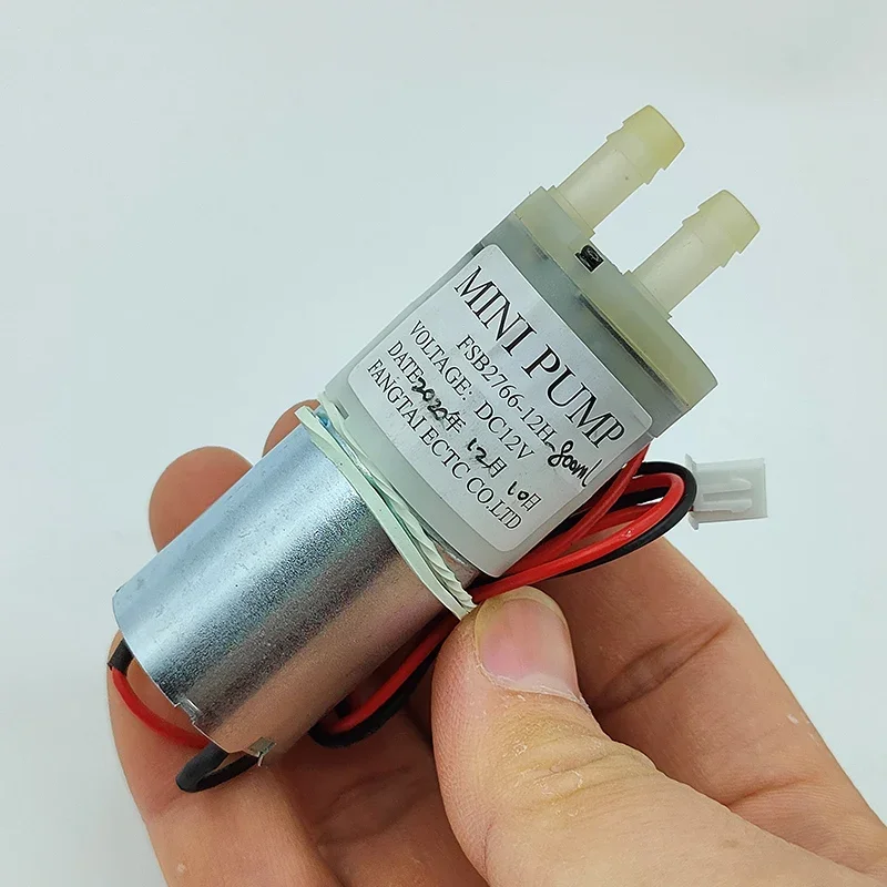 DC 12V Small Mini 370 Motor Water Pump Diaphragm Self Priming Suction Pump Mini Water Flow Control Pump 27mm Pump Head