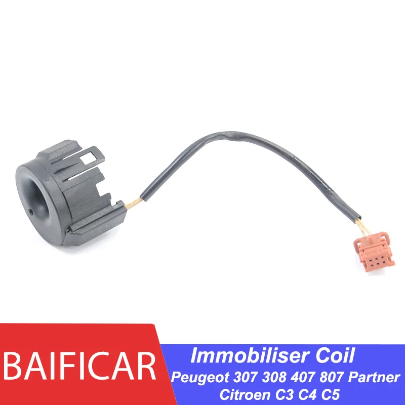 Baificar Genuine Receiver Immobiliser Coil Transponder Ring Aerial 616075 For Peugeot 307 308 407 807 Partner Citroen C3 C4 C5