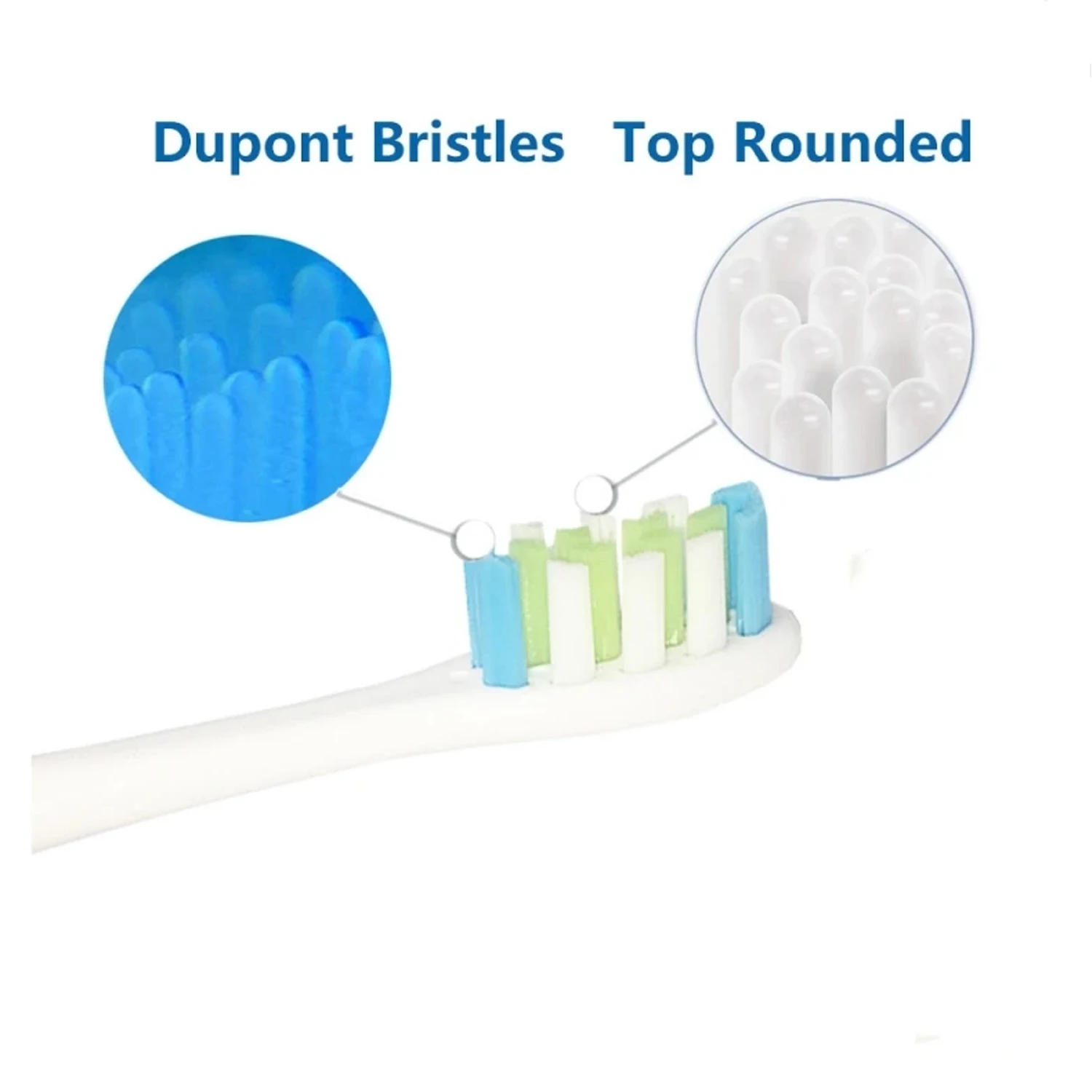 Replacement Toothbrush Heads for Oclean X/ X PRO/ Z1/ F1/ One/ Air 2 /SE Sonic Electric Toothbrush DuPont Soft Bristle Nozzles 4/8pcs