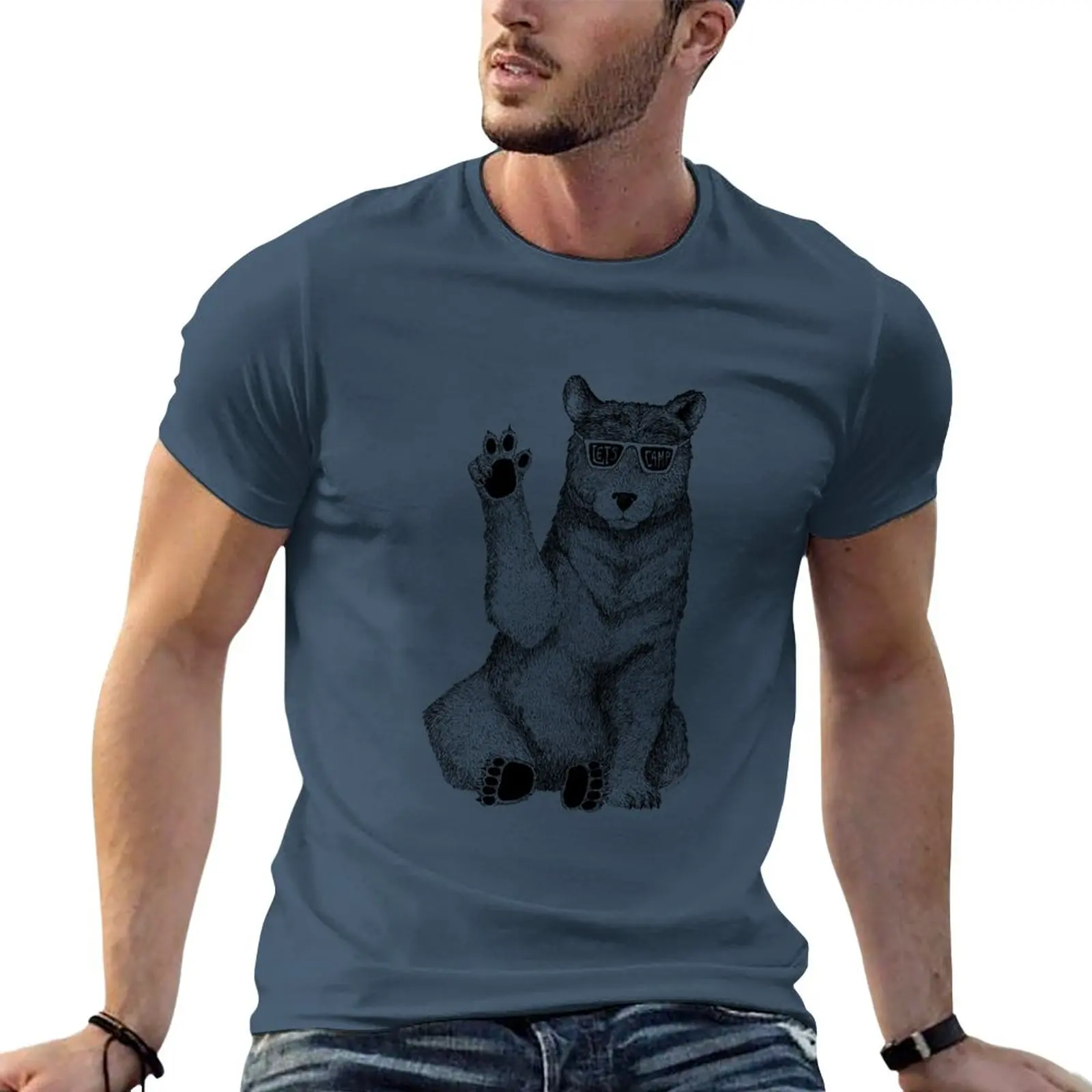 

Let's Camp T-Shirt hippie clothes oversizeds clothes for men