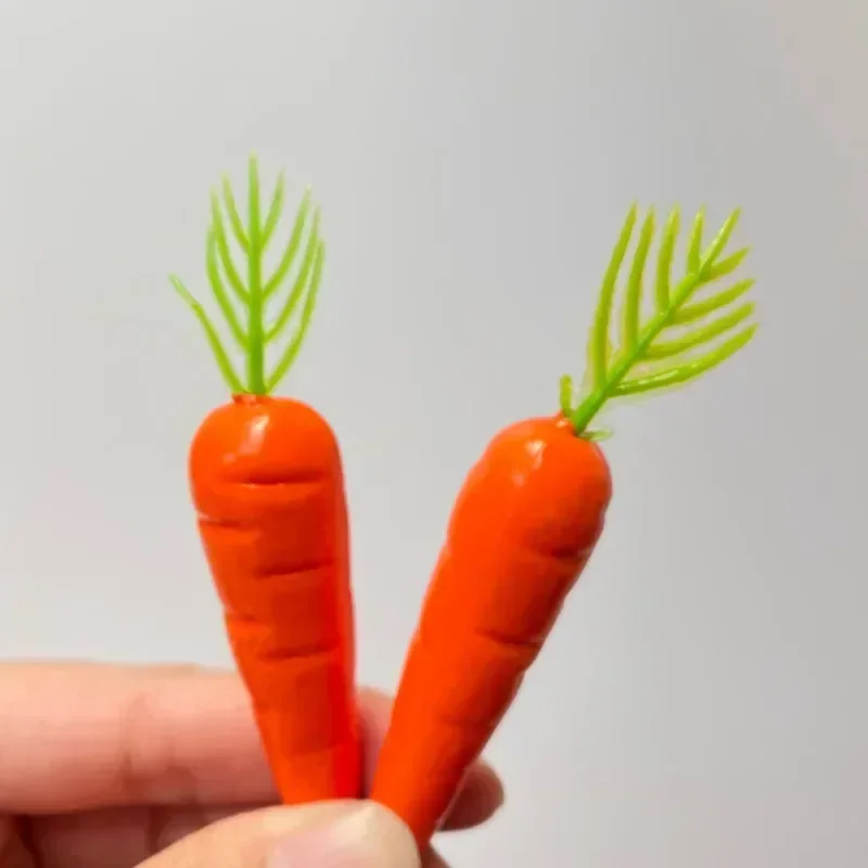 Artificial Carrot Fake Foam Vegetables Mini Carrot 10Pcs Easter Decoration Party Doll House Accessories Food Photography Props