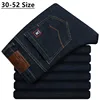 Plus Size 42 44 46 48 50 52 Men's Classic Black Jeans Business Casual Straight Loose Denim Stretch Jeans Male Brand Trousers 1
