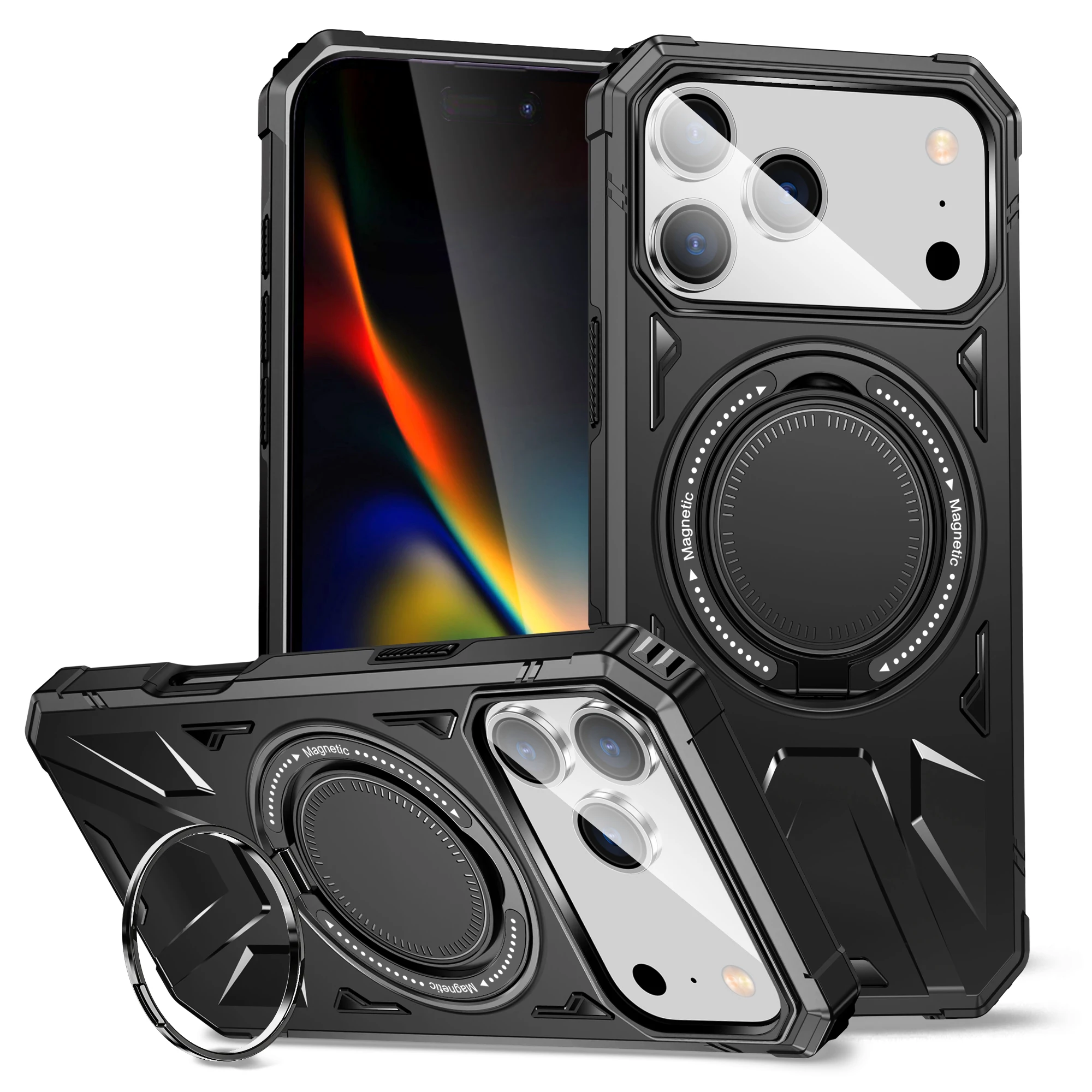 Enhanced Protective Phone Case with MagSafe Compatibility and Wireless Charging Support
