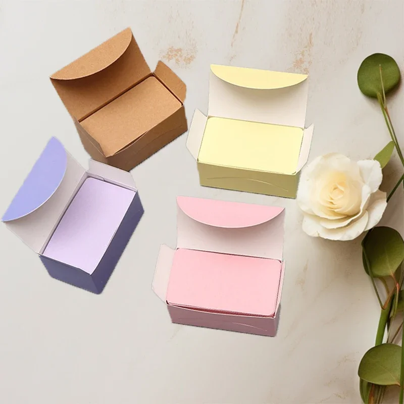 Assorted Color Blank Message & Thank You Cards - 100 PCS/Box