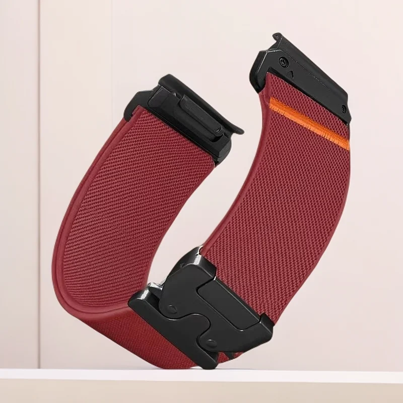 Breathable Adjustable Nylon Elastic Parachute Wristband in Vibrant Colors