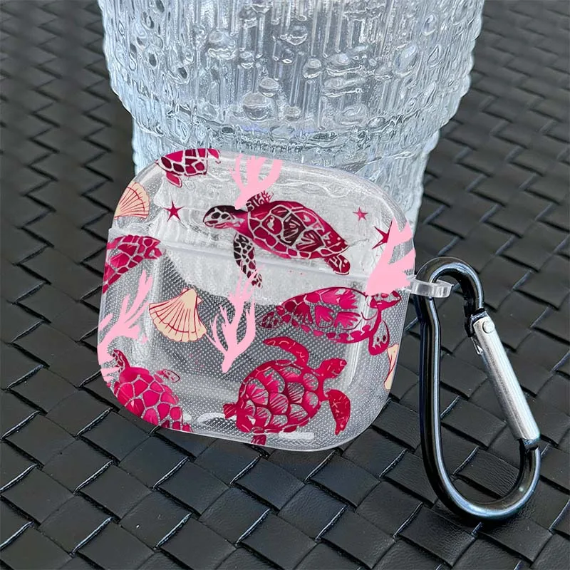 Transparent Sea Turtle Earphone Case for AirPods