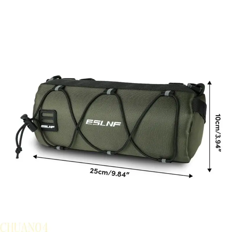 A1A2 Borsa da manubrio per bicicletta Borsa portaoggetti per borsa anteriore per bicicletta con tracolla per bici - immagine 6