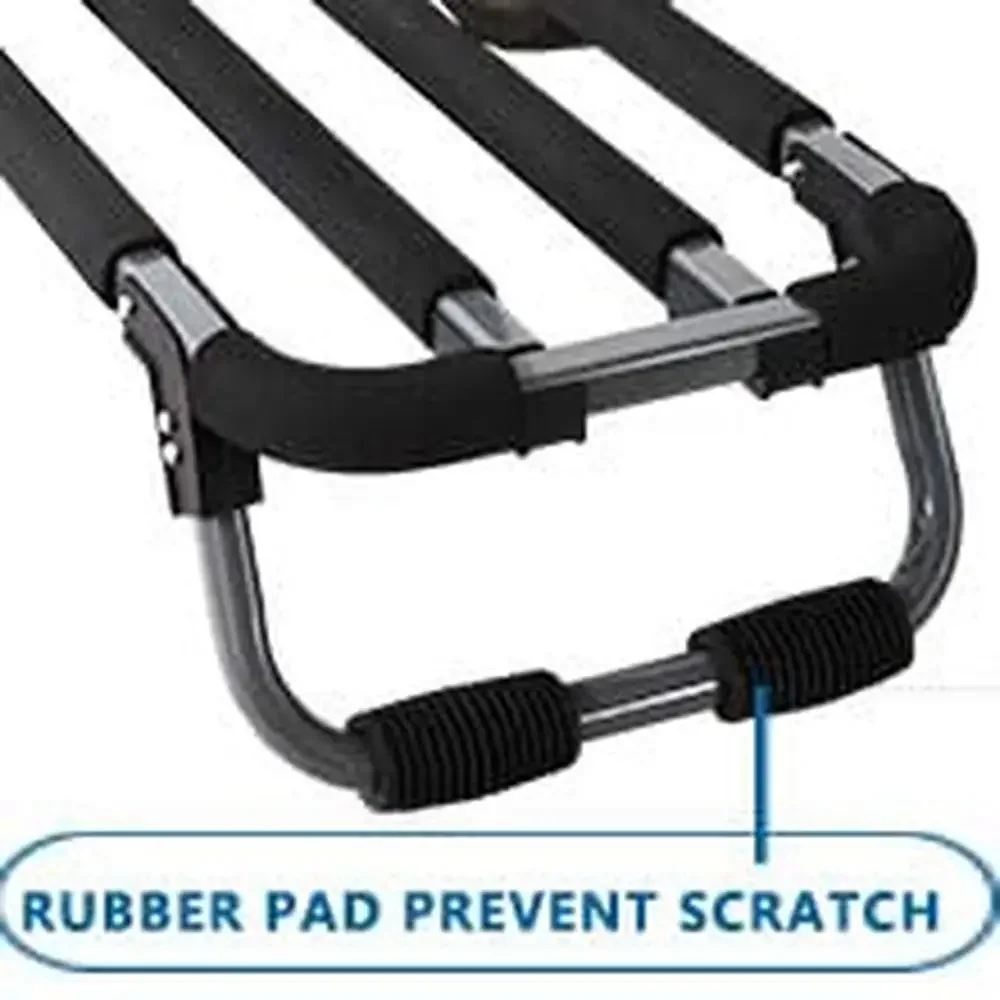 Aluminum Beach Cart with 12" Airless Wheels Telescopic Handle Zippered Cargo Bag Foldable & Rust-Proof Fishing Trolley Camping