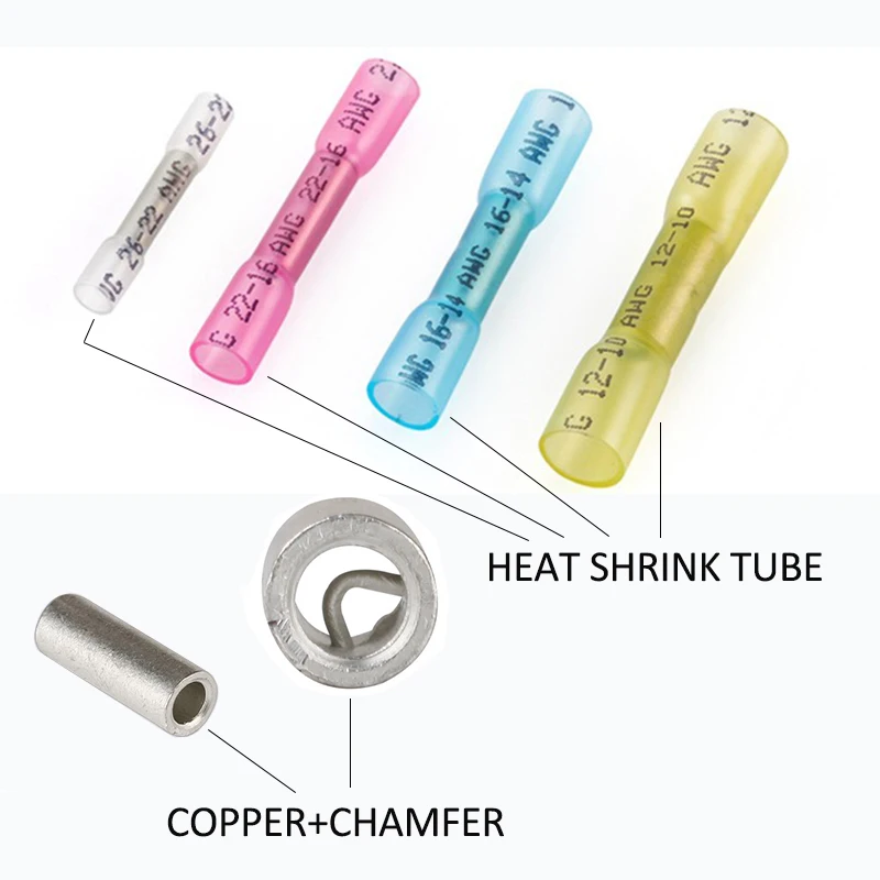 Cavo Impermeabile Connettore Termoretraibile Per Saldatura Connettori Termoretraibili Per Saldatura – Impermeabili, A Compressione, Per Cavi Elettrici, Marca Generica Connettori Stagni - Foto 6