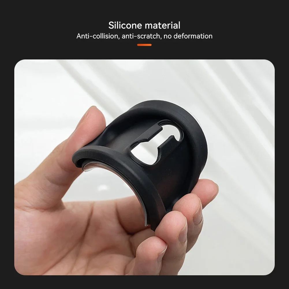 4 pezzi universale auto serratura copertura protettiva muto ammortizzatore porta in silicone ammortizzatore addensato anti-collisione_voghion.com