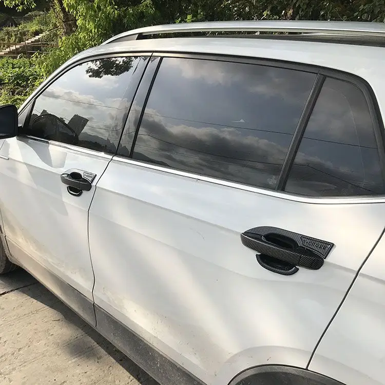 Auto Türgriff Abdeckung Trim für Volkswagen VW POLO MK6 AW BZ 2017 ~ 2023 2018 Schutz Auto Außen Teile Zubehör Aufkleber – Detail 7