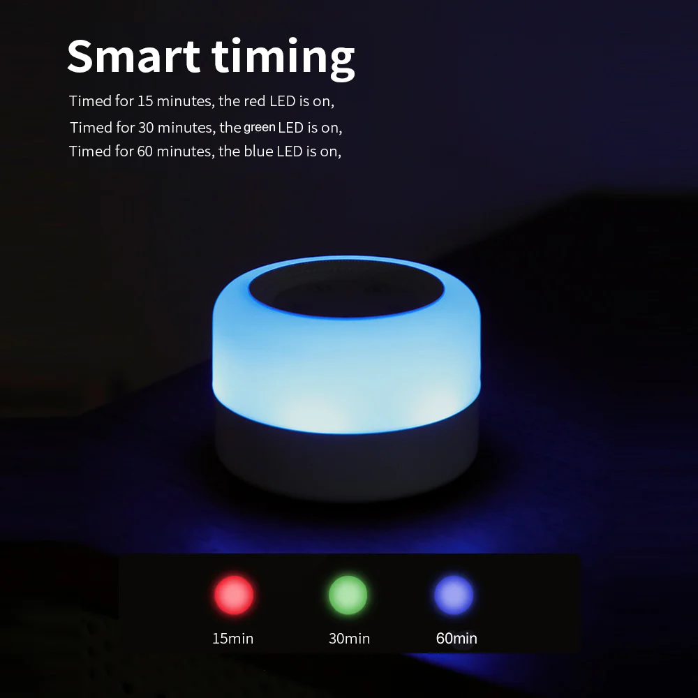 White Noise Machine Sleep Aid Device Baby White Sound Machine Soother Adjustable Night Light with 12 Soothing Sounds 7 Lighting Colors Timer for Baby Students Adults