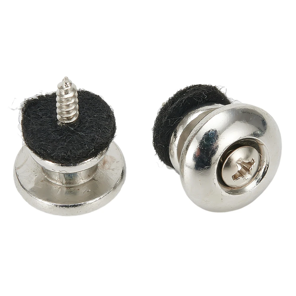 2 stücke Gitarren gurt Schlösser sichere Schraube schwarz Titan Gold Bronze Bass Ukulele Gürtel E-Gitarre Bass Musik instrumente – Detail 6