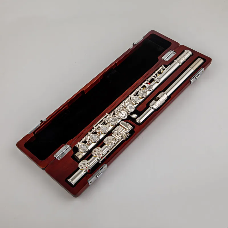 Made in Japan Pearl Flute PF795RBE Silver Plated Flutes French Button Split E Mechanism B Leg