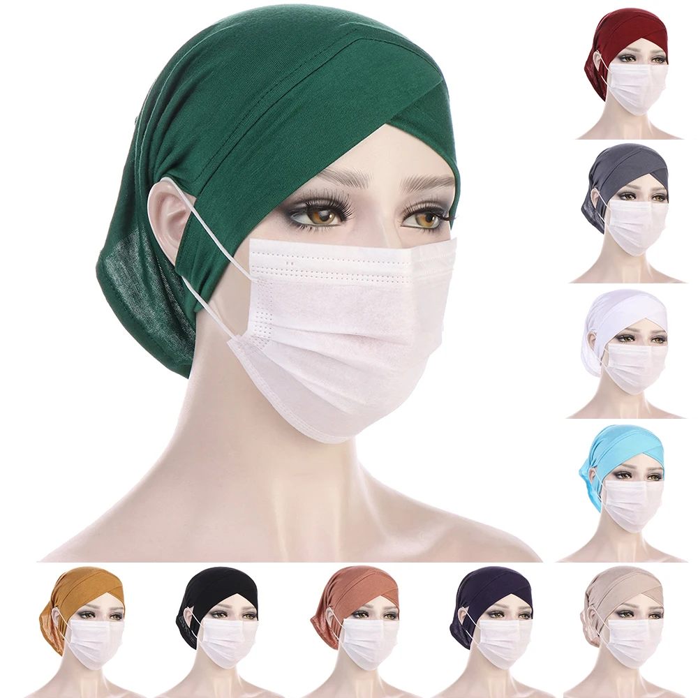 

Women Forehead Cross Hijabs,Pullover Cap,Headcloth,Skullcap,Muslim Ear Holes Turban,Prayer Hats,Bottom Cap,Ethnic Bonnet,Scarf