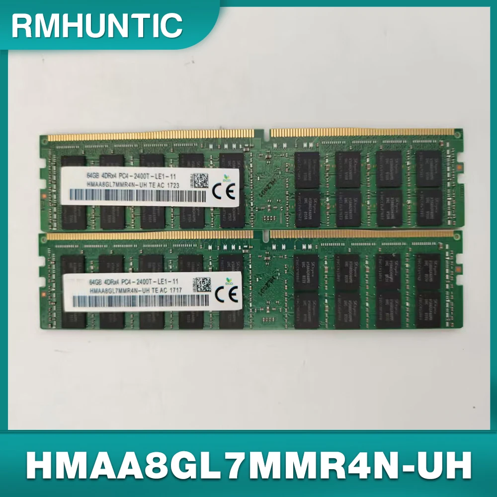 

1PCS For SK Hynix RAM 64G 64GB 4DRX4 PC4-2400T-L DDR4 2400 REG LRDIMM Server Memory HMAA8GL7MMR4N-UH
