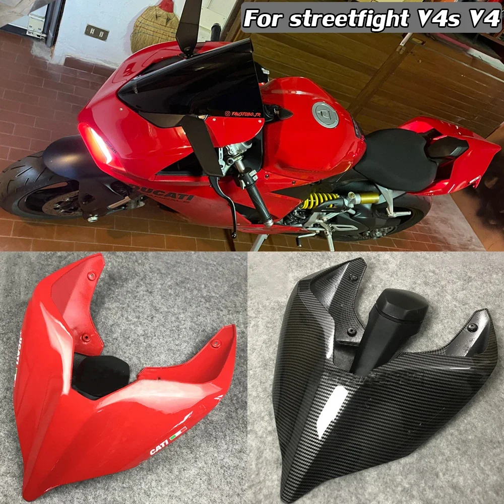 Coprisella Posteriore Per Ducati Panigale E Streetfighter - In ABS, Design Gobba, Monoposto