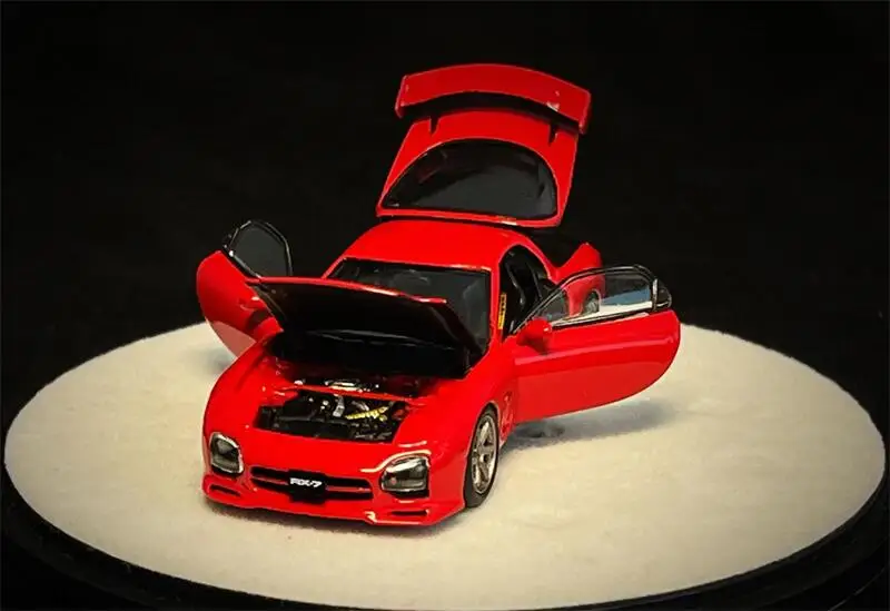 PGM 1/64 マツダ RX-7 レッド Preorder] PGM 1:64 Mazda RX7 Red Color (2 Versions