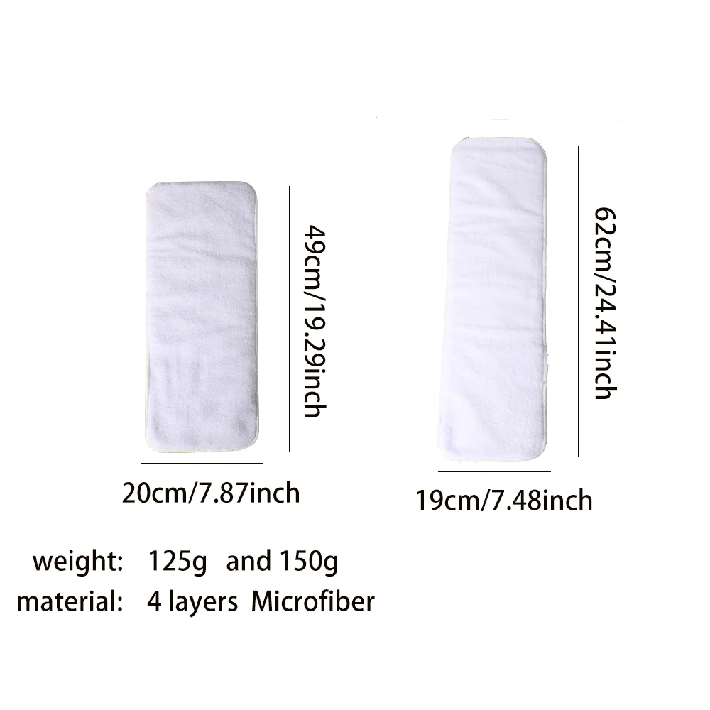Adult Cloth Diaper Washable Ice Silk Incontinence Pant for Elderly Reusable Adjustable Waterproof Underwear with 2PCS Insert 6