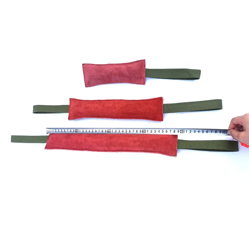 Puppy Bite Rag Interactive Dog Toys Hide & Drink Thickened Leather  Tug Toy for Training/Play/Gift with Strap 2