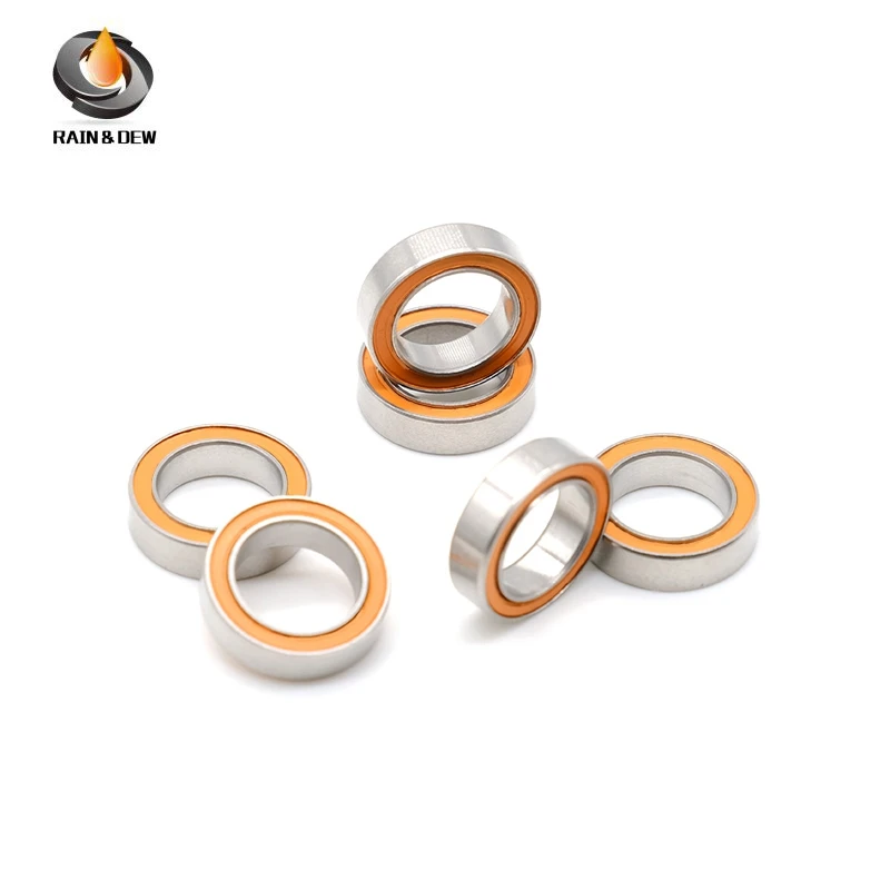 1Pcs SMR105 2RS CB 5x10x4mm ABEC-7 LD 그리스가 없는 스테인레스 스틸 하이브리드 세라믹 베어링 빠른 회전 3x8x4 4x7x2.5 5x8x2.5mm