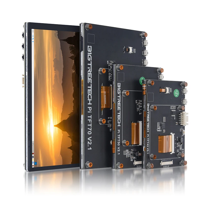 Bigtreetech-tela de Toque Capacitiva Exibição Octoprint para Raspberry pi Peças de Impressora 3d Btt Pitft43 Pitft50 pi Tft70 Tft43 - Imagem 3