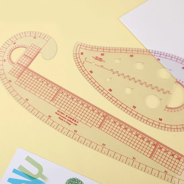 DIY Craft Sewing Tool for Beginner Designers Tailors French Curved Ruler Measure Ruler Dressmaking Tool Patchwork Ruler Y1QB 4