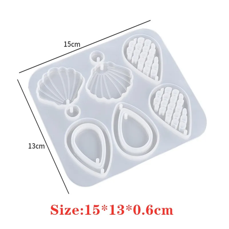 Silikonformen Für Epoxidharz - 14-teiliges Set Für Ohrringe & Schmuck