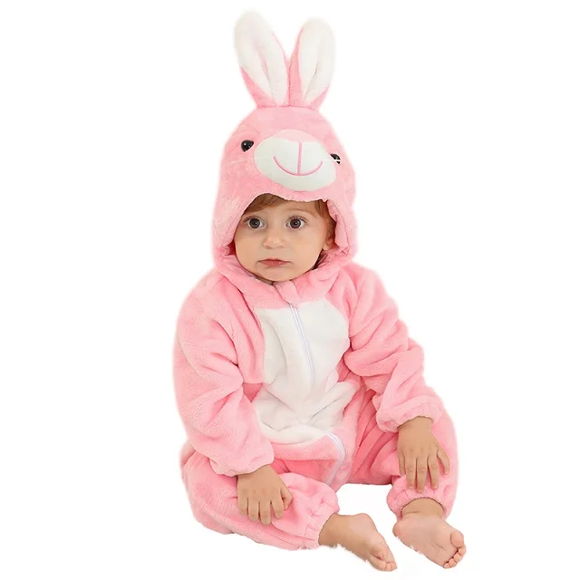 thumbnail image 1 of Peleles de dinosaurio MICHLEY para bebé, ropa de franela con capucha de invierno para niños pequeños, monos, mono, disfraz para niños, Halloween, 1 of 5