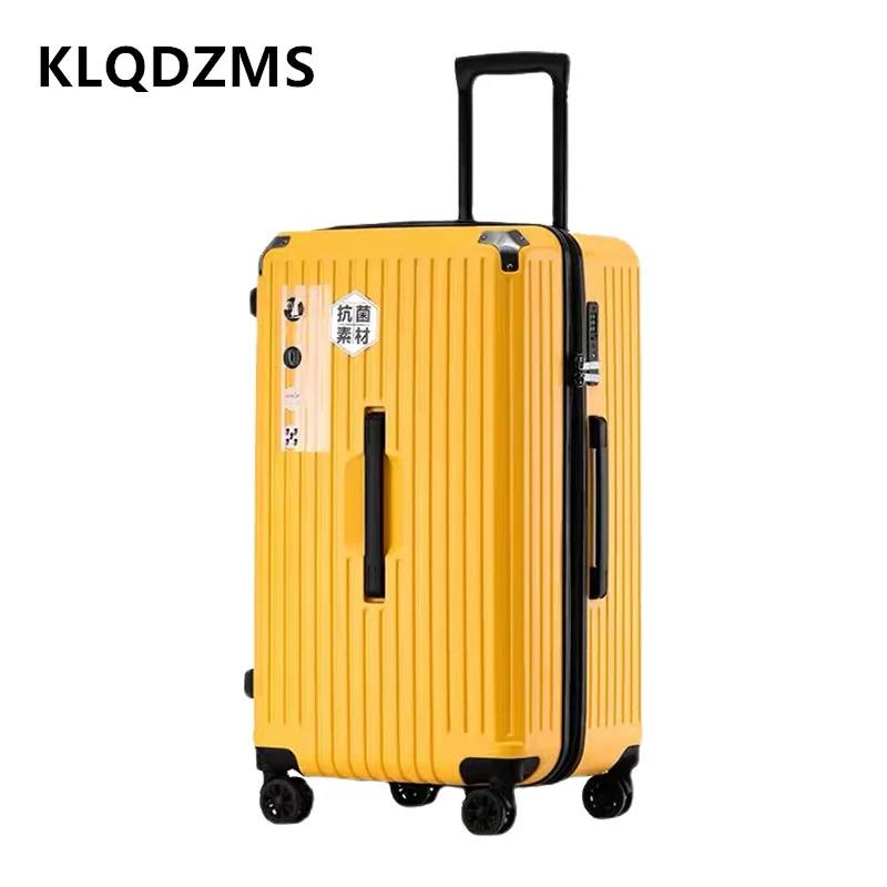 

KLQDZMS 22"24"26"28"30"32"34 Inch PC Luggage Large Capacity Trolley Case Thickened Shipping Box with Wheels Rolling Suitcase