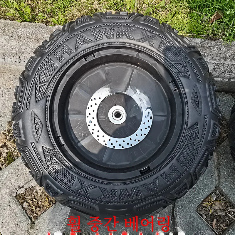 40cm 고무 바퀴 어린이 장난감 자동차 액세서리 자동차 큰 타이어 장난감 어린이 수정 거품 소프트 휠 후면