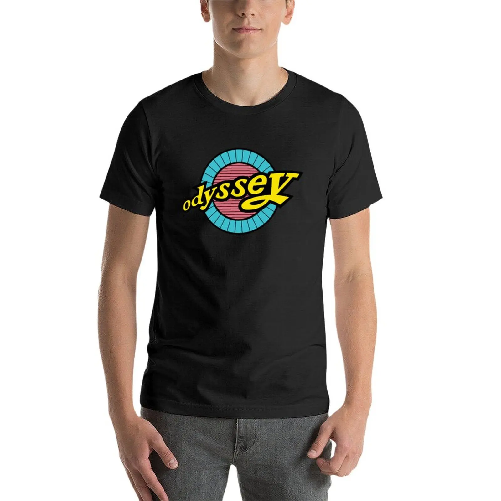 Odyssey BMX Blue & Yellow Animal Print T-Shirt - New Edition, Big and Tall Men's Collection
