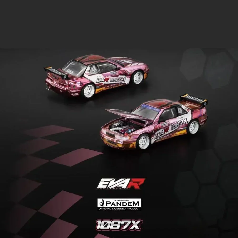 POP RACE　MAZDA　RX-7 1:64 Pop Race Mazda RX-7 RE Amemiya Widebody Magic Chrome